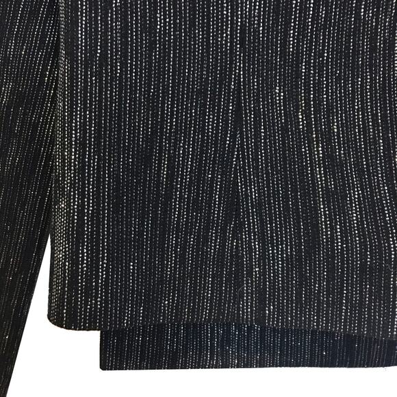 H&M Black Metallic Jacket With Sparkle - Party Wedding Cocktail Jacket - Size S - Picture 6 of 8